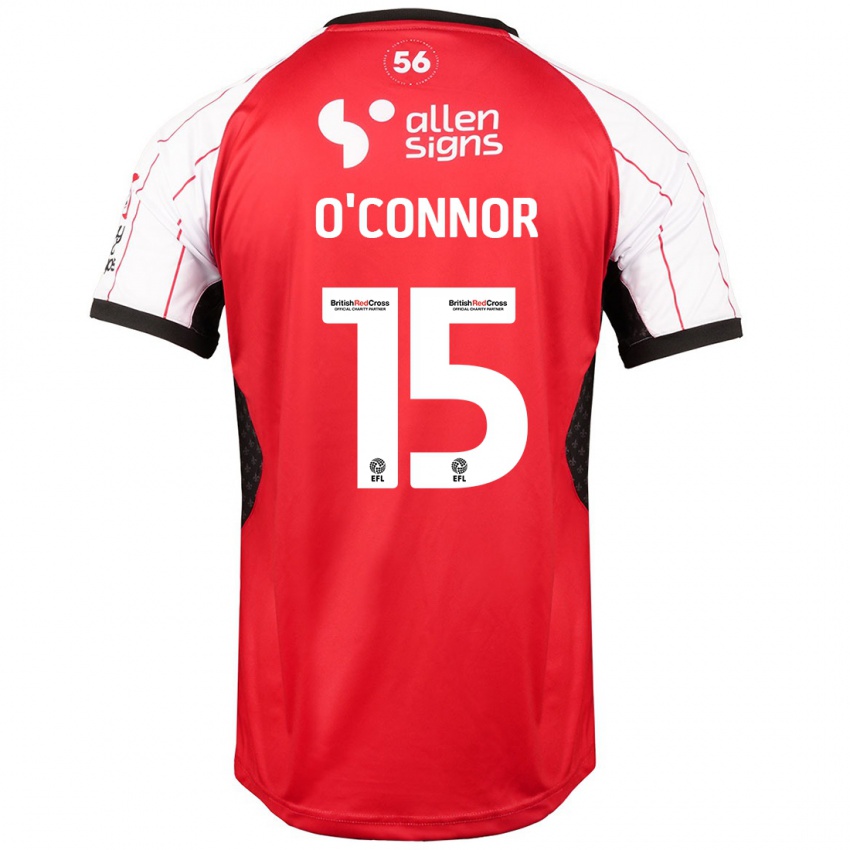 Niño Camiseta Paudie O'connor #15 Blanco 1ª Equipación 2024/25 La Camisa Chile