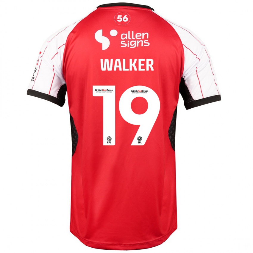 Niño Camiseta Tyler Walker #19 Blanco 1ª Equipación 2024/25 La Camisa Chile