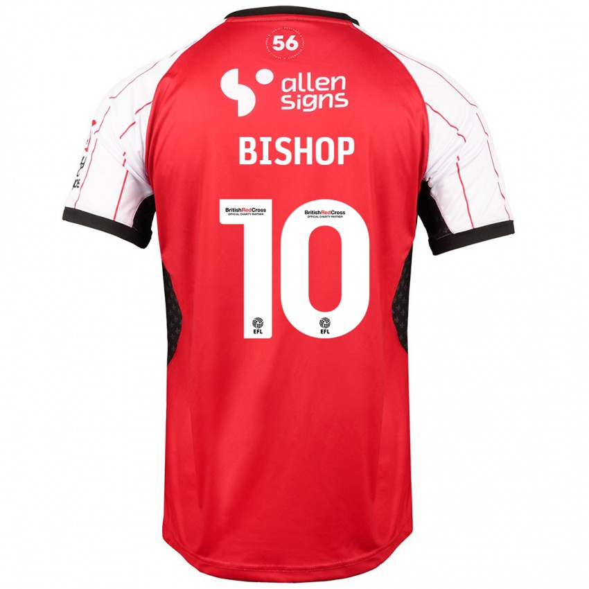 Niño Camiseta Teddy Bishop #10 Blanco 1ª Equipación 2024/25 La Camisa Chile