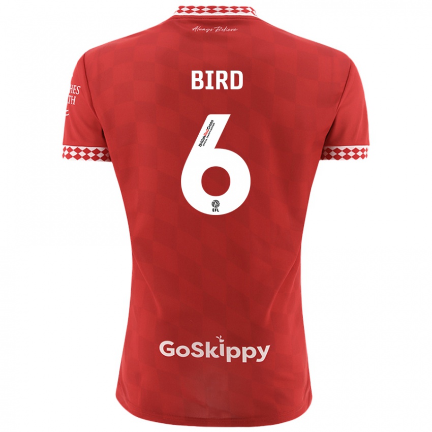 Niño Camiseta Max Bird #6 Rojo 1ª Equipación 2024/25 La Camisa Chile