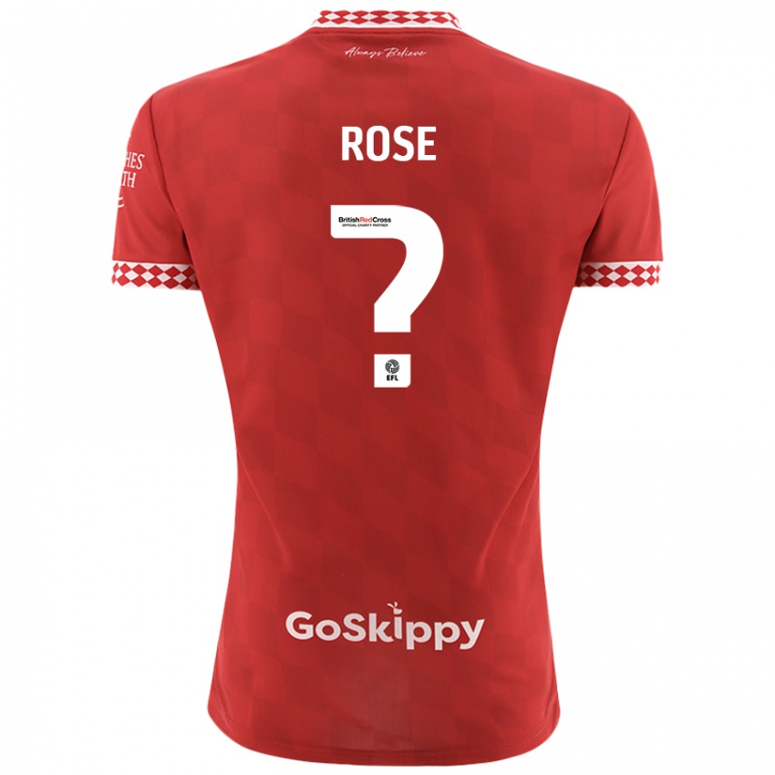 Niño Camiseta Marley Rose #0 Rojo 1ª Equipación 2024/25 La Camisa Chile