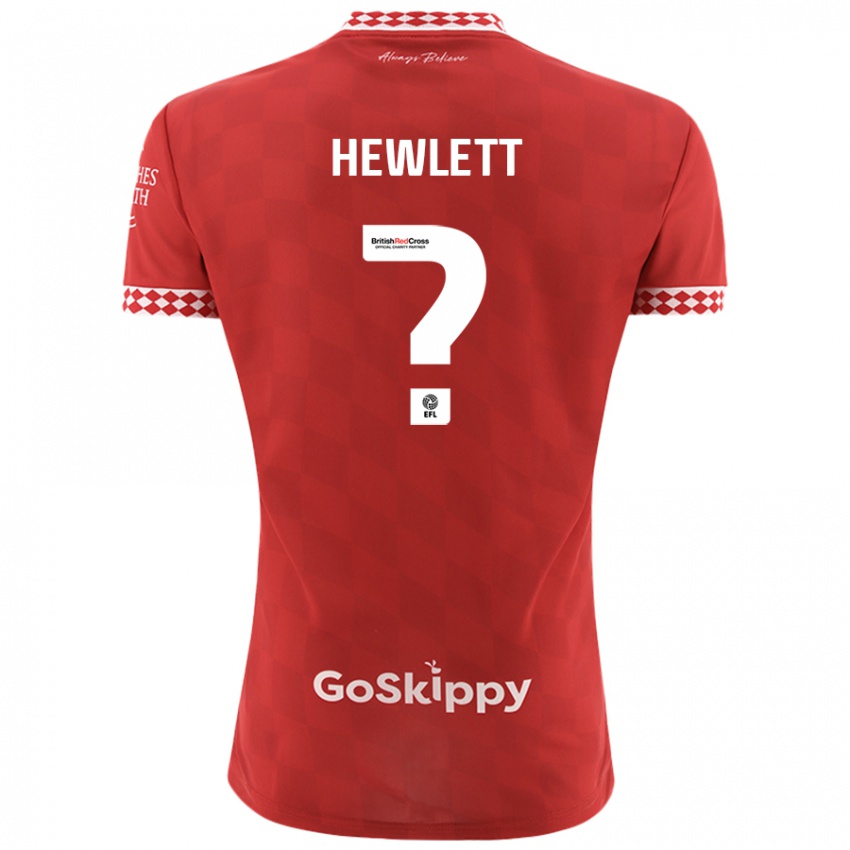 Niño Camiseta Callum Hewlett #0 Rojo 1ª Equipación 2024/25 La Camisa Chile