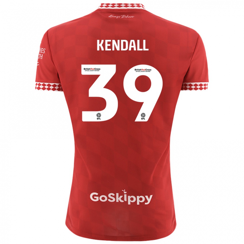 Niño Camiseta Maya Kendall #39 Rojo 1ª Equipación 2024/25 La Camisa Chile