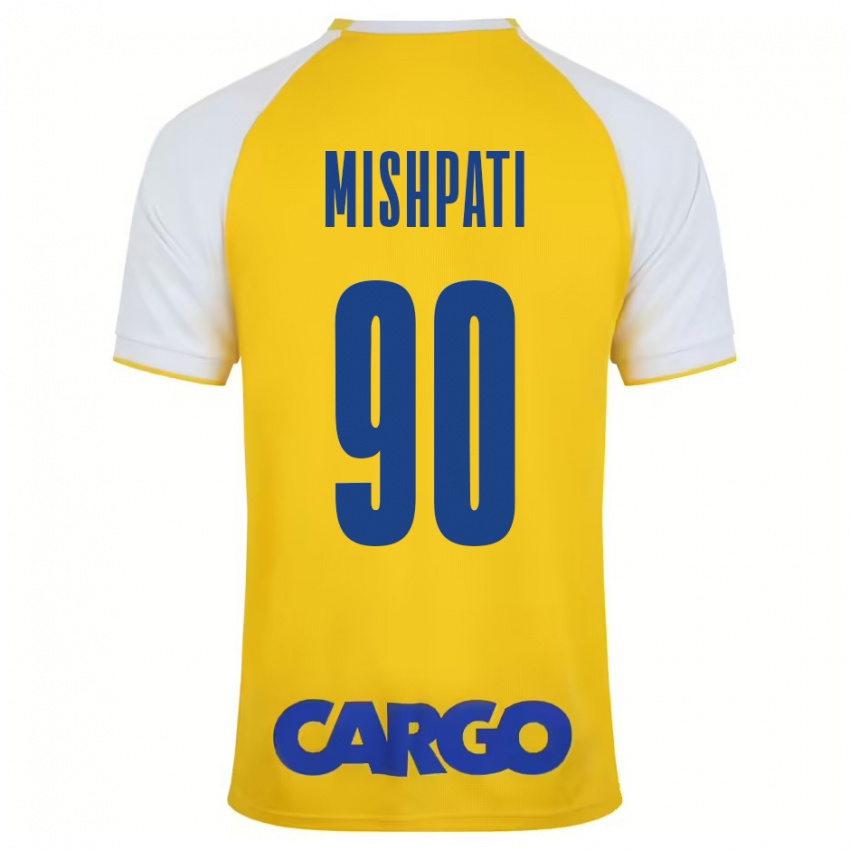 Niño Camiseta Roi Mishpati #90 Amarillo Blanco 1ª Equipación 2024/25 La Camisa Chile