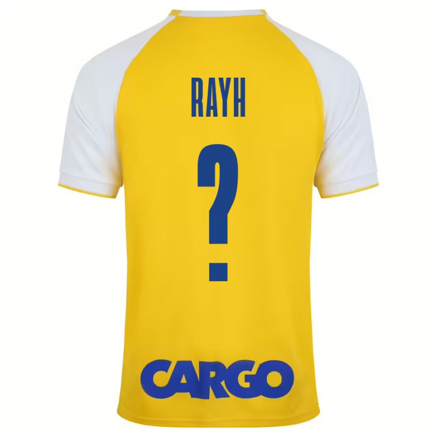 Niño Camiseta Guy Rayh #0 Amarillo Blanco 1ª Equipación 2024/25 La Camisa Chile