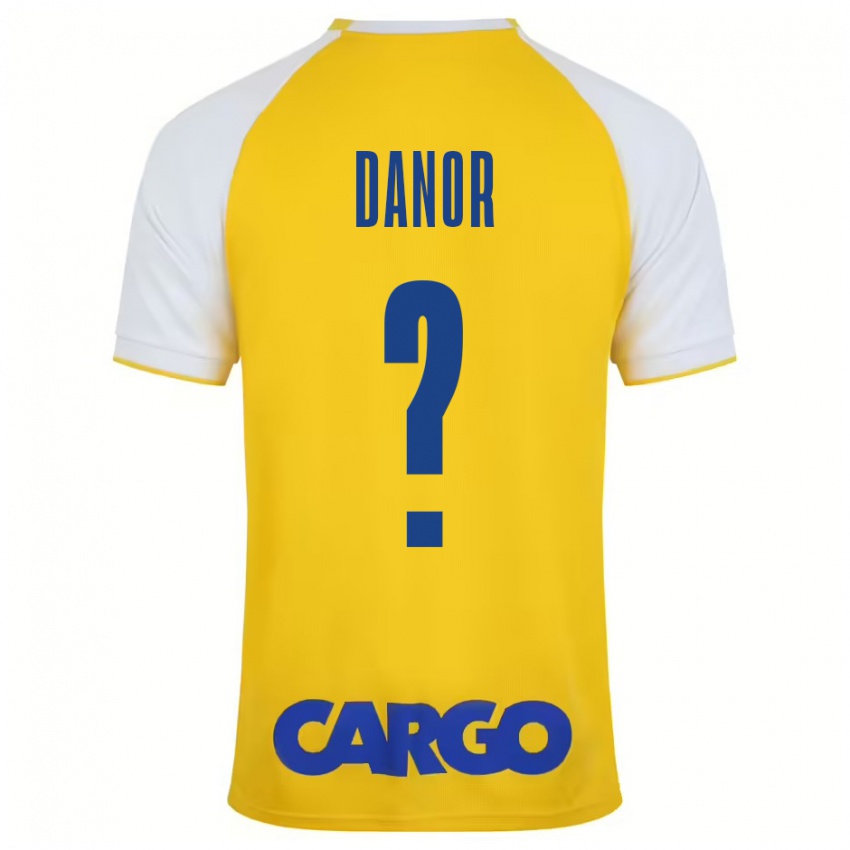 Niño Camiseta Yaheli Danor #0 Amarillo Blanco 1ª Equipación 2024/25 La Camisa Chile