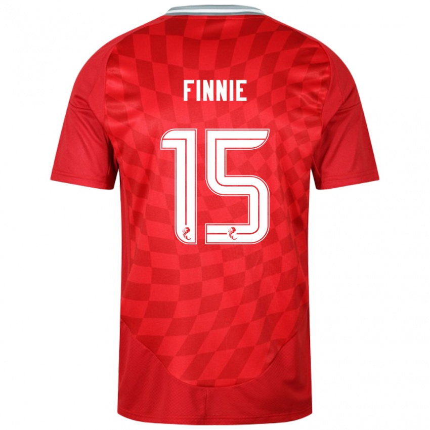 Niño Camiseta Maddison Finnie #15 Rojo 1ª Equipación 2024/25 La Camisa Chile