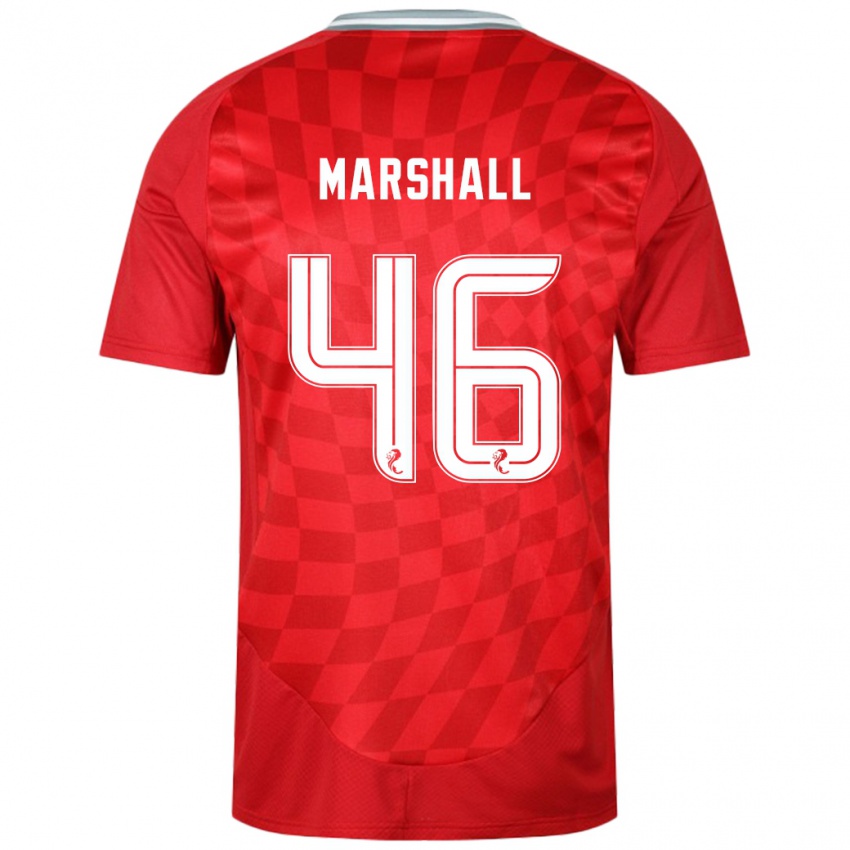 Niño Camiseta Findlay Marshall #46 Rojo 1ª Equipación 2024/25 La Camisa Chile