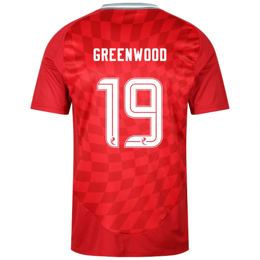 Niño Camiseta Brodie Greenwood #19 Rojo 1ª Equipación 2024/25 La Camisa Chile