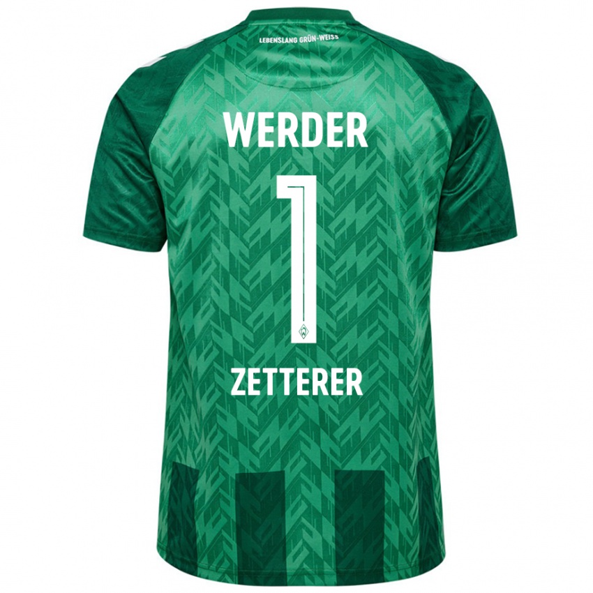 Niño Camiseta Michael Zetterer #1 Verde 1ª Equipación 2024/25 La Camisa Chile