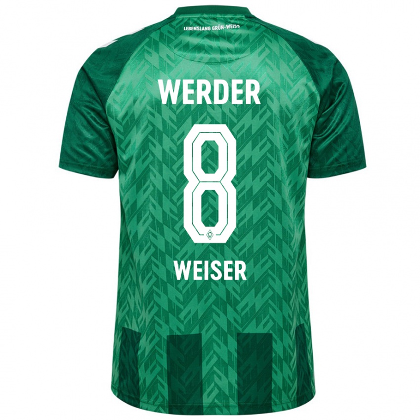 Niño Camiseta Mitchell Weiser #8 Verde 1ª Equipación 2024/25 La Camisa Chile