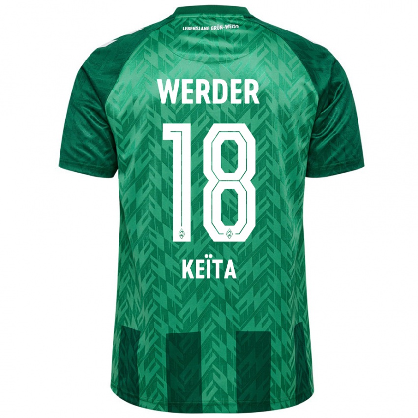 Niño Camiseta Naby Keïta #18 Verde 1ª Equipación 2024/25 La Camisa Chile