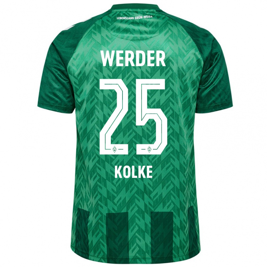 Niño Camiseta Markus Kolke #25 Verde 1ª Equipación 2024/25 La Camisa Chile