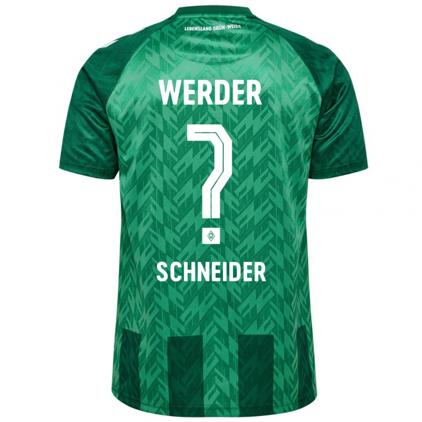 Niño Camiseta Dieter Schneider #0 Verde 1ª Equipación 2024/25 La Camisa Chile