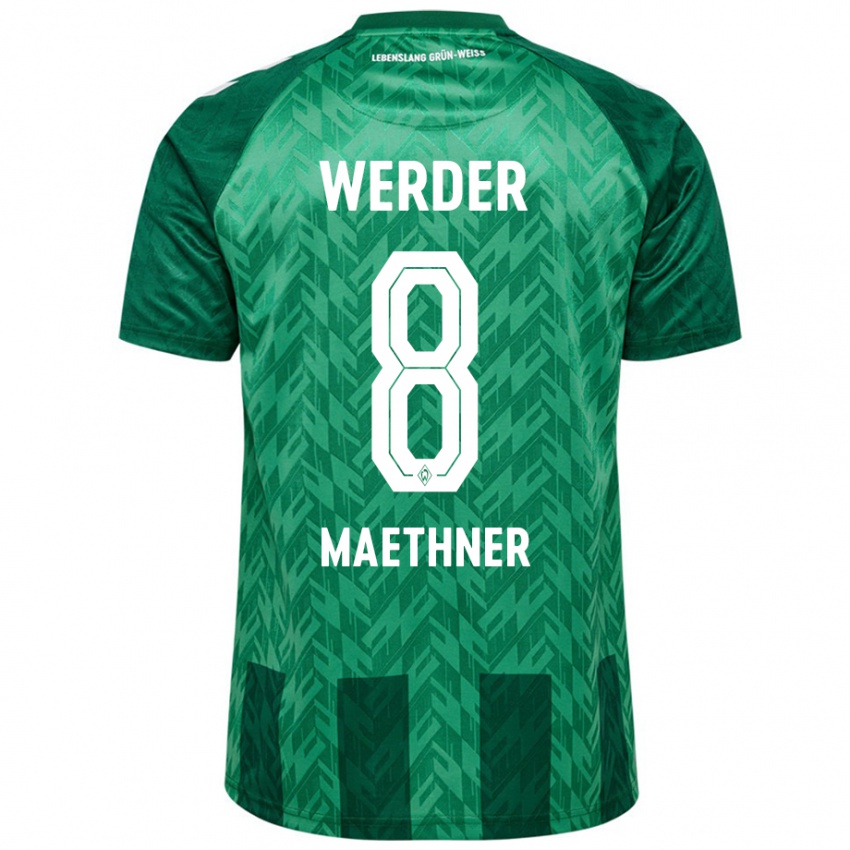 Niño Camiseta Finn Maethner #8 Verde 1ª Equipación 2024/25 La Camisa Chile