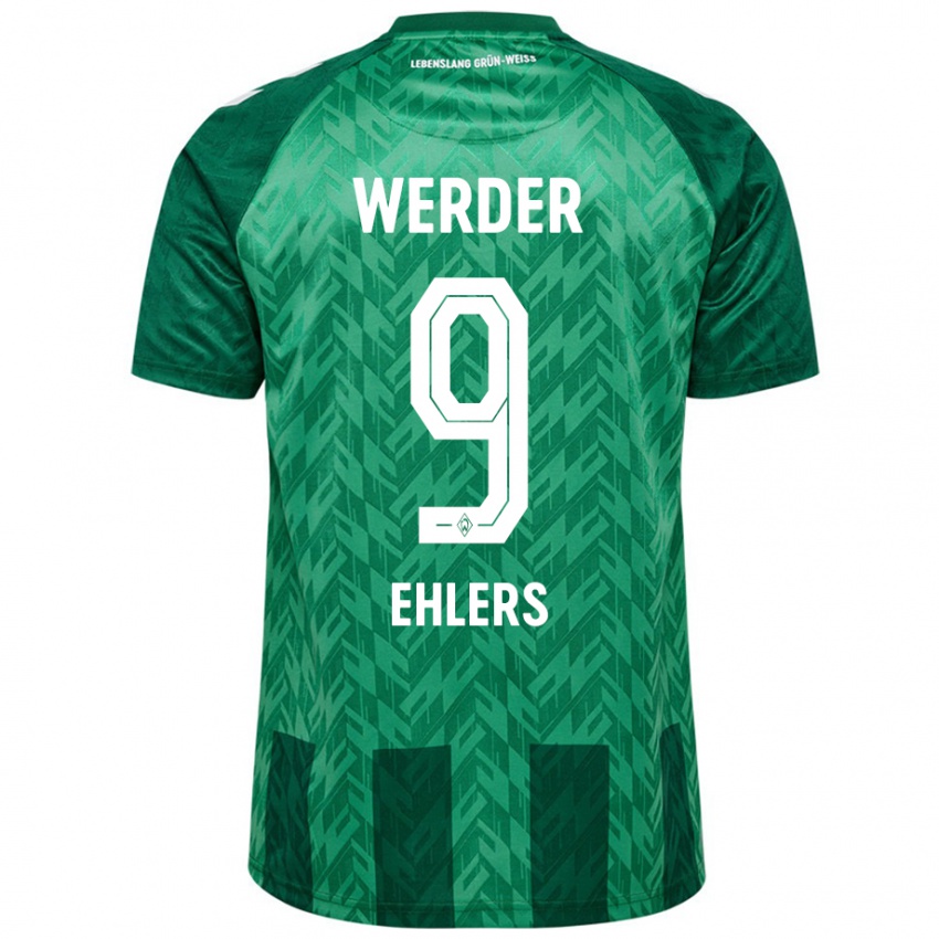 Niño Camiseta Jannic Ehlers #9 Verde 1ª Equipación 2024/25 La Camisa Chile