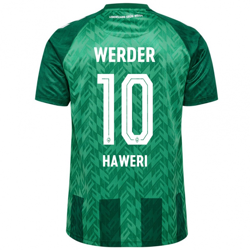 Niño Camiseta Adrian Haweri #10 Verde 1ª Equipación 2024/25 La Camisa Chile