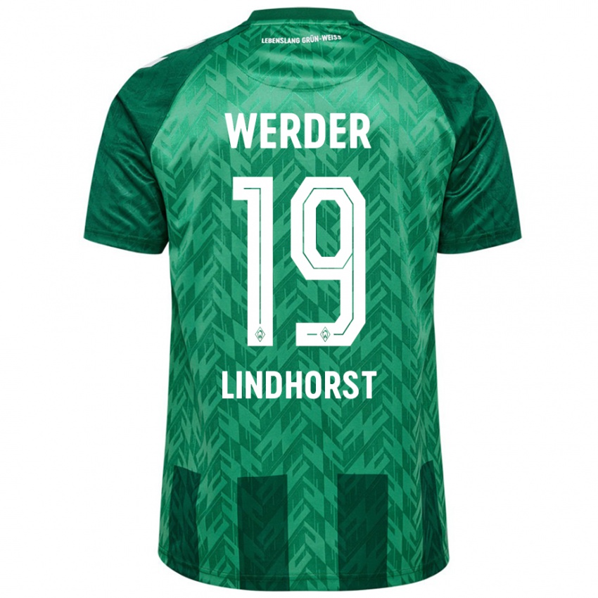 Niño Camiseta Jerrit Lindhorst #19 Verde 1ª Equipación 2024/25 La Camisa Chile