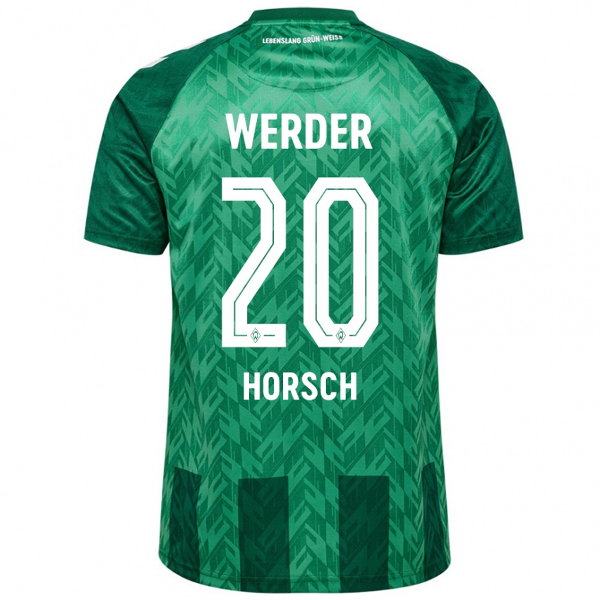 Niño Camiseta Jonas Horsch #20 Verde 1ª Equipación 2024/25 La Camisa Chile