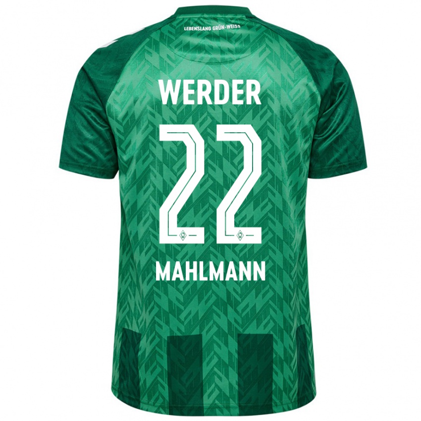 Niño Camiseta Justus Mahlmann #22 Verde 1ª Equipación 2024/25 La Camisa Chile