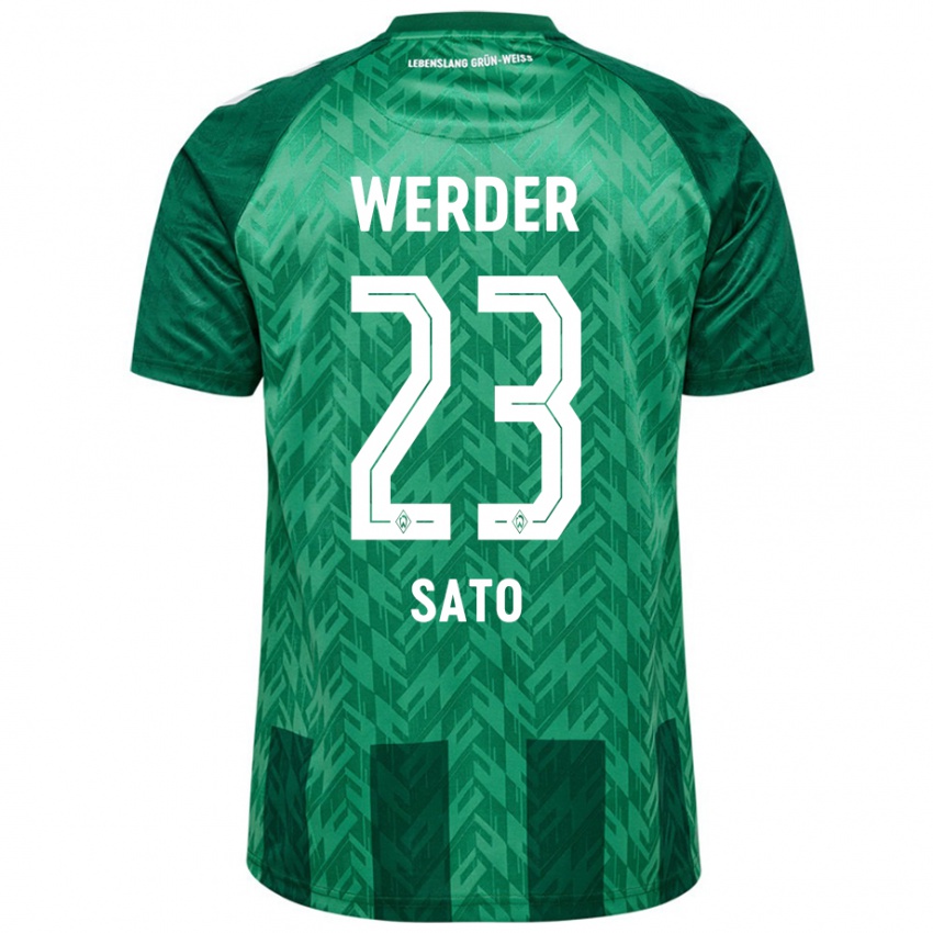 Niño Camiseta Kein Sato #23 Verde 1ª Equipación 2024/25 La Camisa Chile