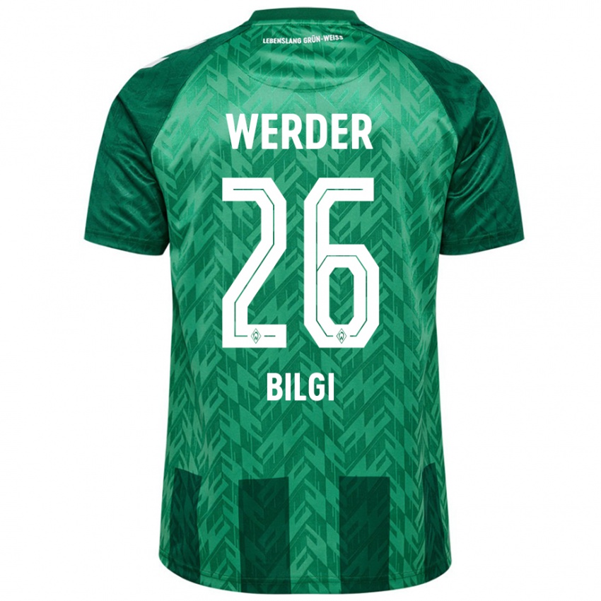 Niño Camiseta Süleyman Bilgi #26 Verde 1ª Equipación 2024/25 La Camisa Chile