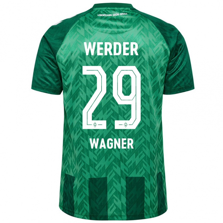 Niño Camiseta Paul Wagner #29 Verde 1ª Equipación 2024/25 La Camisa Chile