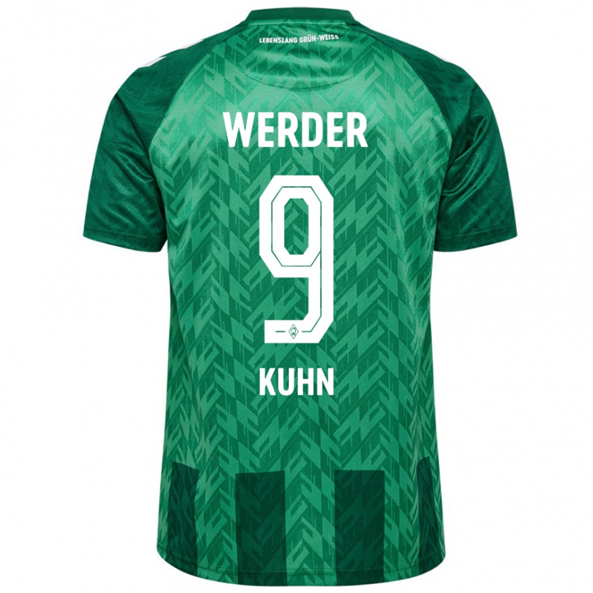 Niño Camiseta Philipp Kühn #9 Verde 1ª Equipación 2024/25 La Camisa Chile