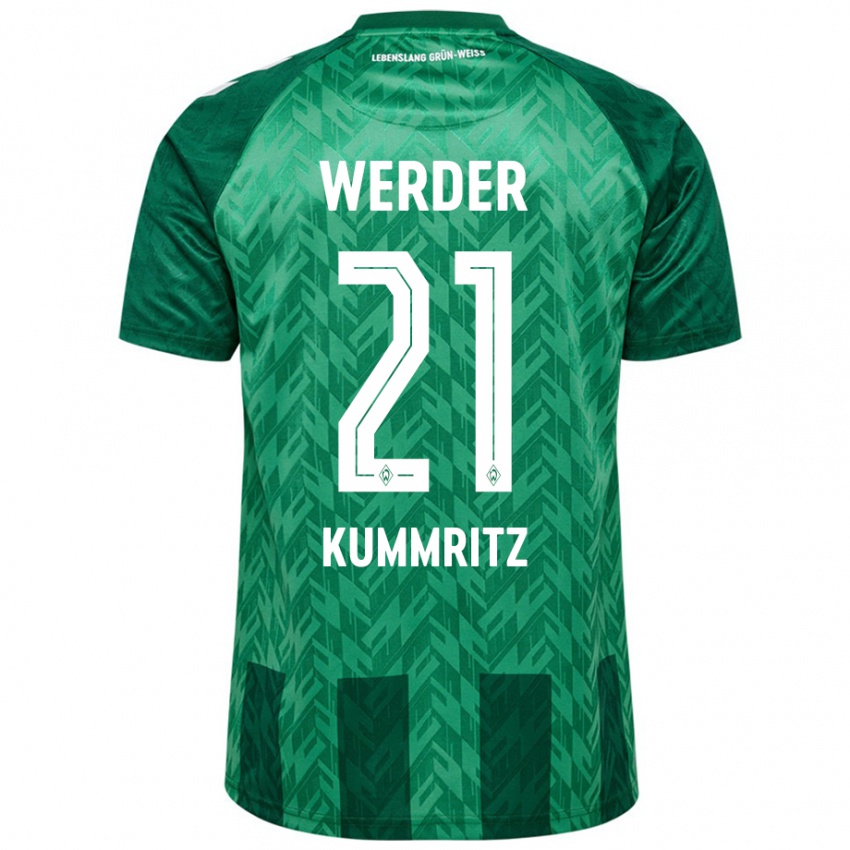 Niño Camiseta Liam Kümmritz #21 Verde 1ª Equipación 2024/25 La Camisa Chile