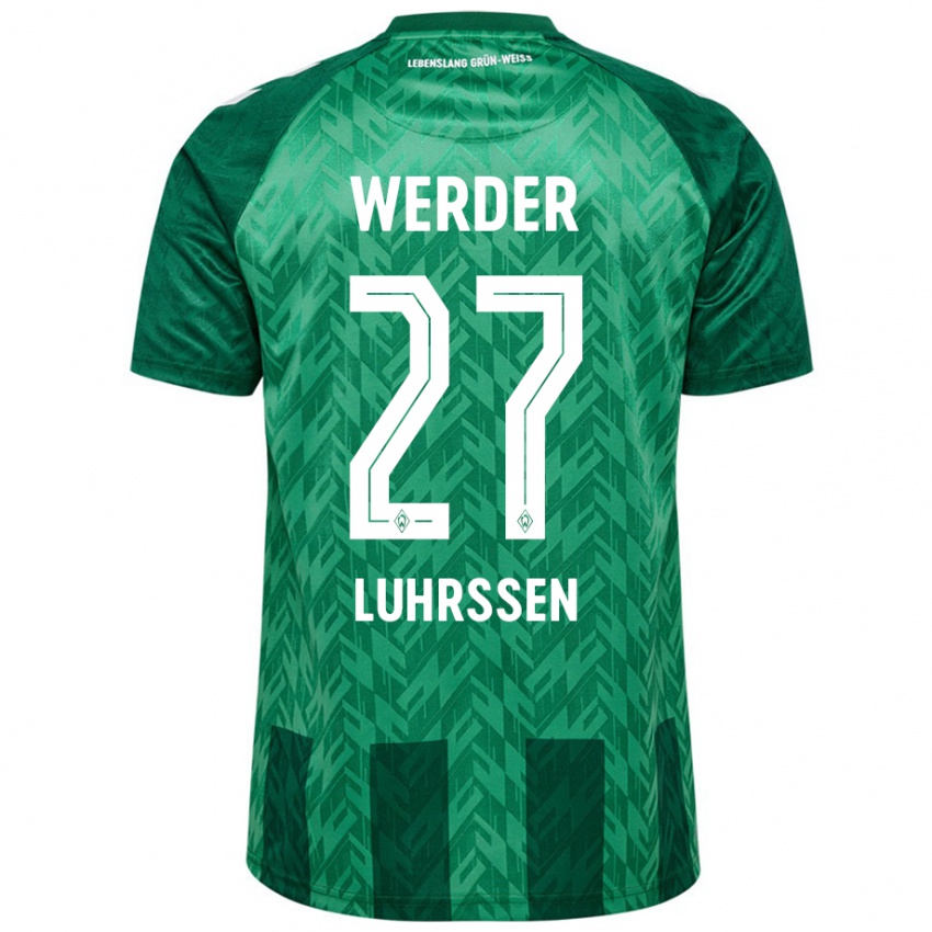 Niño Camiseta Nina Luhrssen #27 Verde 1ª Equipación 2024/25 La Camisa Chile