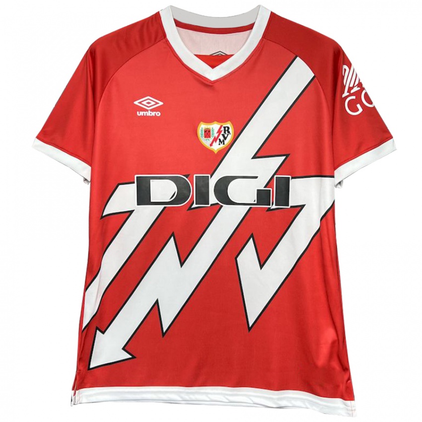 Niño Camiseta Joni Montiel #0 Blanco Rojo 1ª Equipación 2024/25 La Camisa Chile