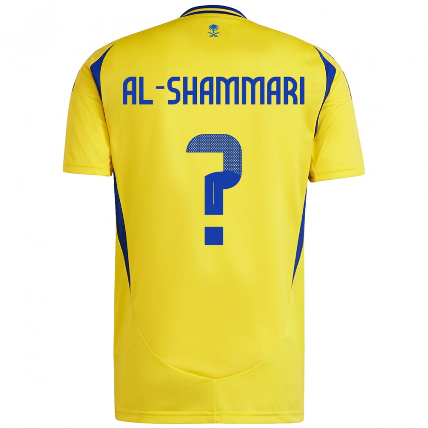 Niño Camiseta Mansour Al-Shammari #0 Amarillo Azul 1ª Equipación 2024/25 La Camisa Chile