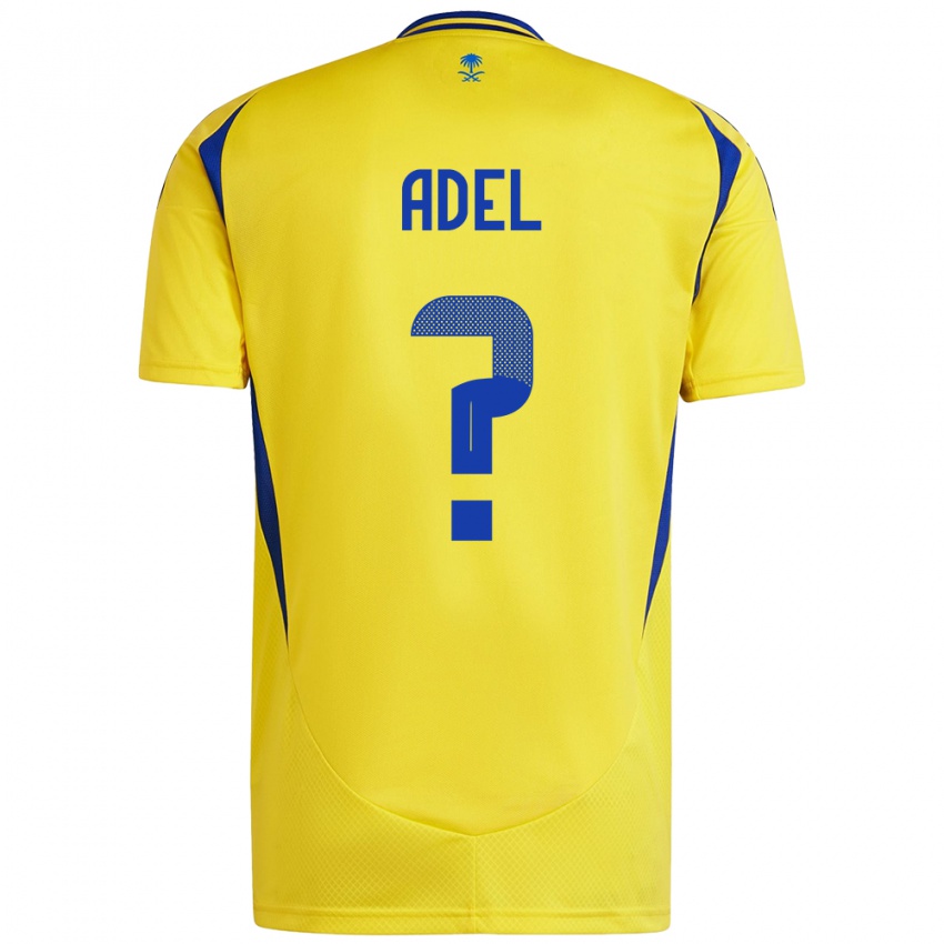 Niño Camiseta Aida Adel #0 Amarillo Azul 1ª Equipación 2024/25 La Camisa Chile