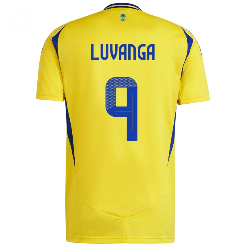 Niño Camiseta Clara Luvanga #9 Amarillo Azul 1ª Equipación 2024/25 La Camisa Chile