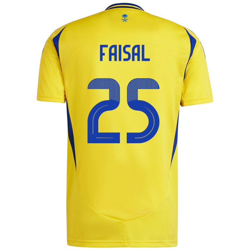 Niño Camiseta Samira Faisal #25 Amarillo Azul 1ª Equipación 2024/25 La Camisa Chile