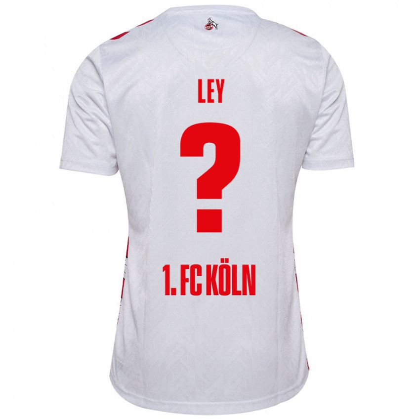 Niño Camiseta Benjamin Ley #0 Blanco Rojo 1ª Equipación 2024/25 La Camisa Chile