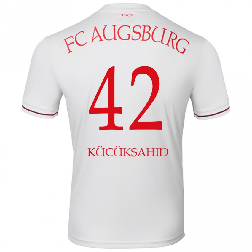 Niño Camiseta Mahmut Kücüksahin #42 Blanco 1ª Equipación 2024/25 La Camisa Chile