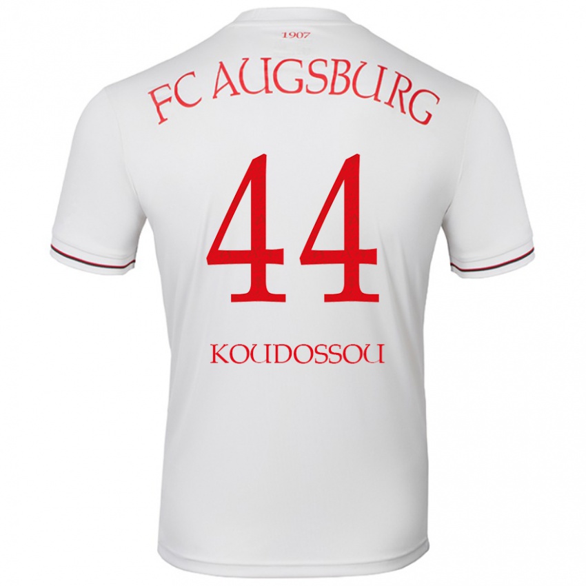 Niño Camiseta Henri Koudossou #44 Blanco 1ª Equipación 2024/25 La Camisa Chile