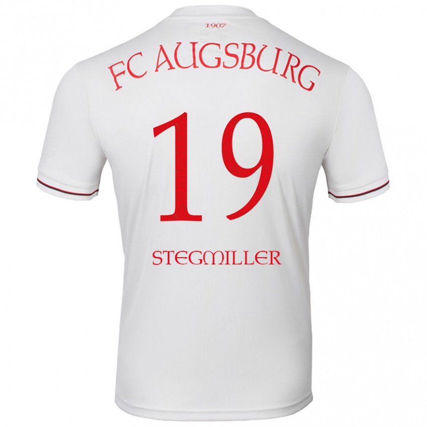 Niño Camiseta Louis Stegmiller #19 Blanco 1ª Equipación 2024/25 La Camisa Chile