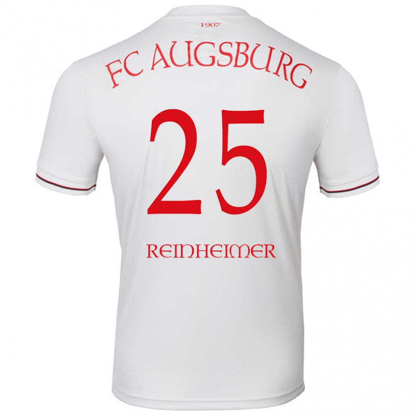 Niño Camiseta Pirmin Reinheimer #25 Blanco 1ª Equipación 2024/25 La Camisa Chile