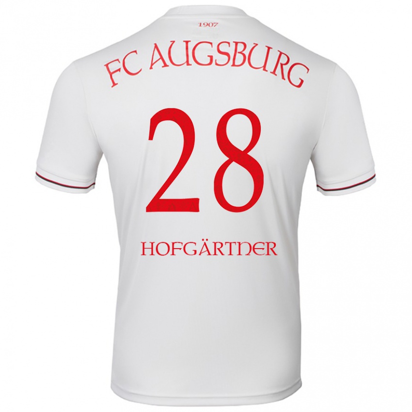 Niño Camiseta Hendrik Hofgärtner #28 Blanco 1ª Equipación 2024/25 La Camisa Chile