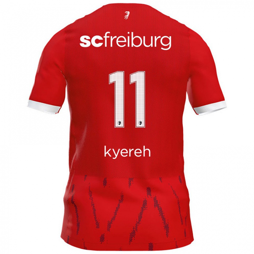 Niño Camiseta Daniel-Kofi Kyereh #11 Rojo 1ª Equipación 2024/25 La Camisa Chile