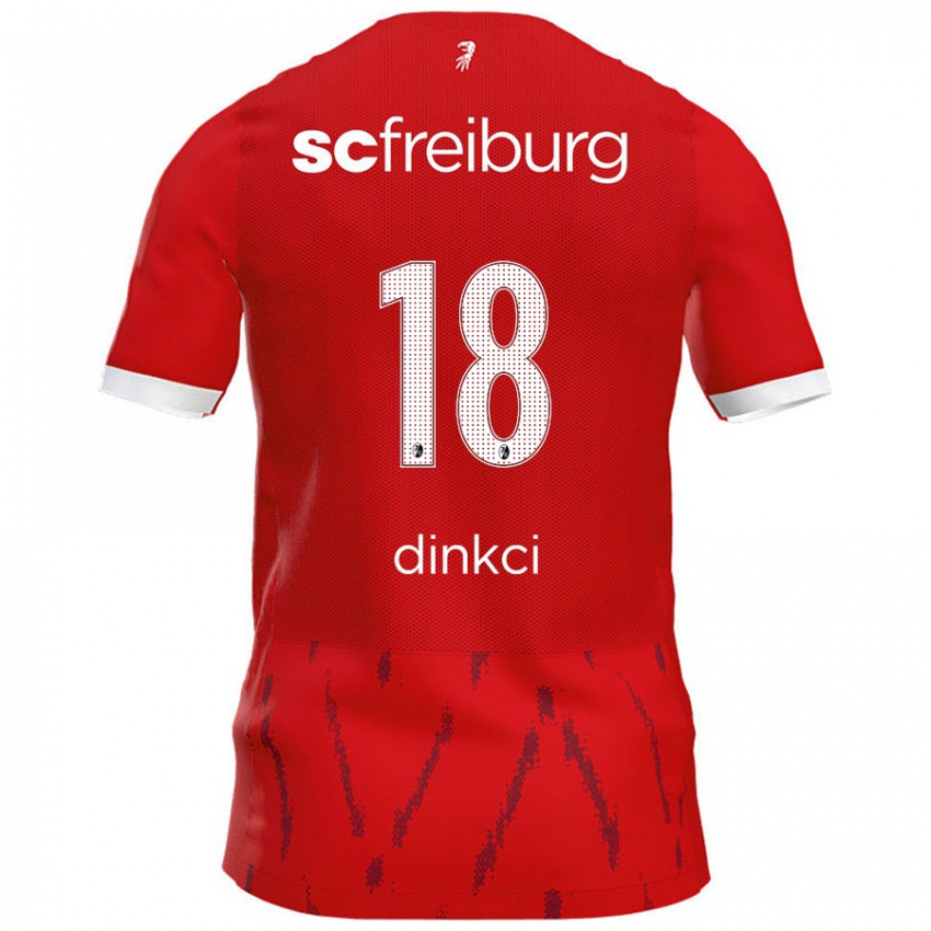 Niño Camiseta Eren Dinkci #18 Rojo 1ª Equipación 2024/25 La Camisa Chile