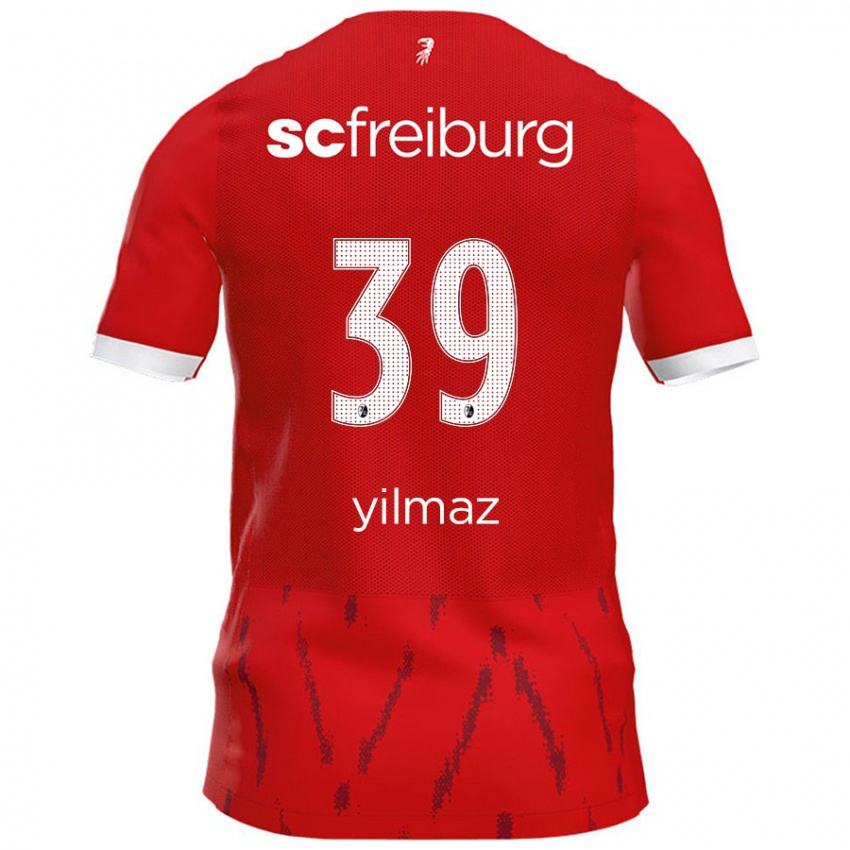 Niño Camiseta Berkay Yılmaz #39 Rojo 1ª Equipación 2024/25 La Camisa Chile