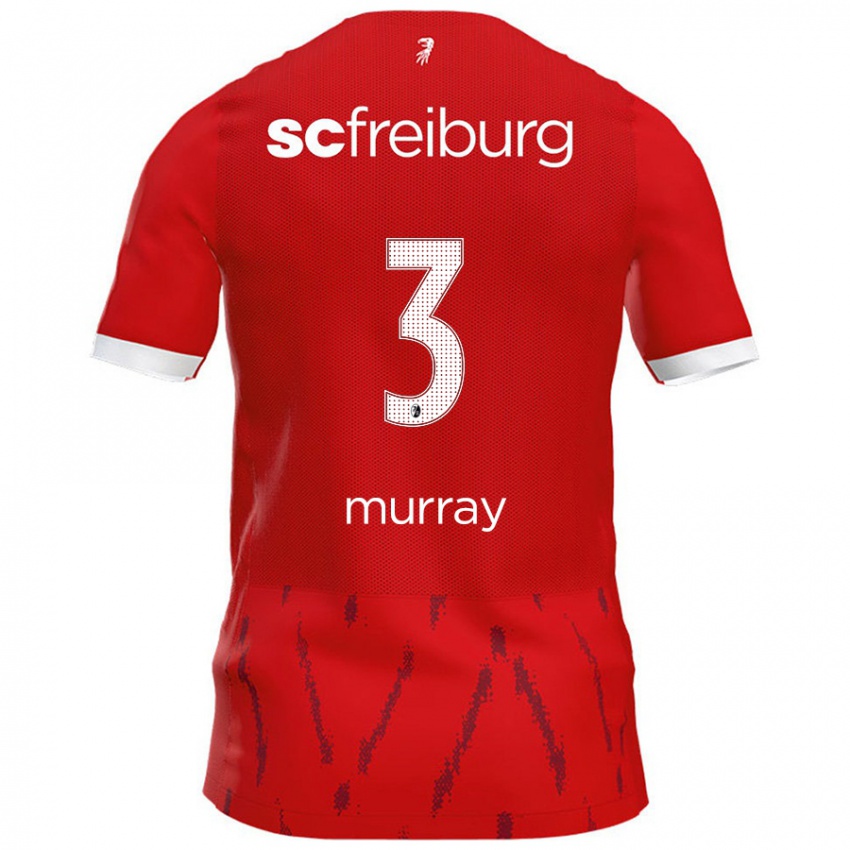 Niño Camiseta Drew Murray #3 Rojo 1ª Equipación 2024/25 La Camisa Chile