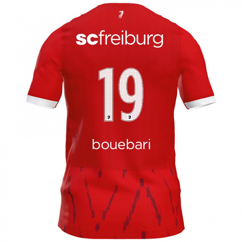 Niño Camiseta Franci Bouebari #19 Rojo 1ª Equipación 2024/25 La Camisa Chile