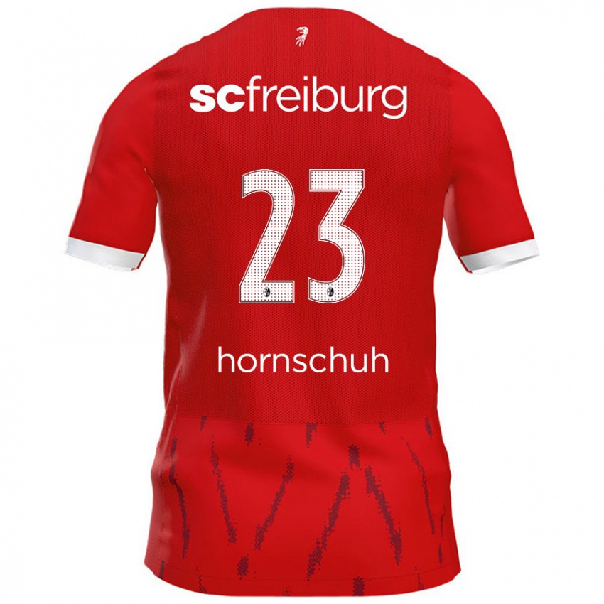 Niño Camiseta Marc Hornschuh #23 Rojo 1ª Equipación 2024/25 La Camisa Chile