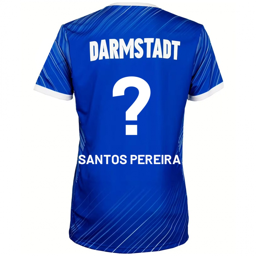 Niño Camiseta Diogo Dos Santos Pereira #0 Azul Blanco 1ª Equipación 2024/25 La Camisa Chile