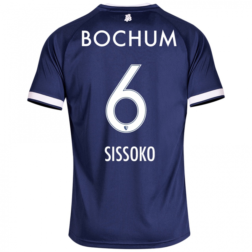 Niño Camiseta Ibrahima Sissoko #6 Azul Oscuro 1ª Equipación 2024/25 La Camisa Chile