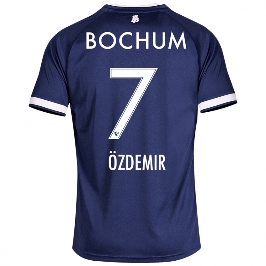 Niño Camiseta Tolga Özdemir #7 Azul Oscuro 1ª Equipación 2024/25 La Camisa Chile